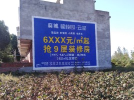 全南品牌公司青睐的墙体广告