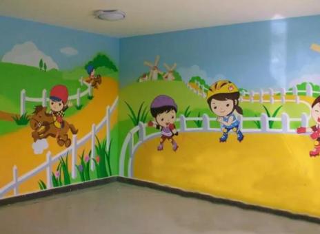 全南幼儿园墙体彩绘制作流程及注意事项